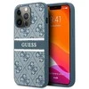 Dėklas GUHCP13L4GDBL Guess PU 4G Printed Stripe Case, skirtas iPhone 13 Pro, mėlynas