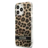 Apple iPhone 13 Pro Guess dėklas Leopard (GUHCP13LHSLEOW) rudos spalvos