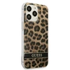 Apple iPhone 13 Pro Guess dėklas Leopard (GUHCP13LHSLEOW) rudos spalvos