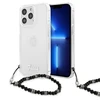 Dėklas GUESS GUHCP13LKPSBK IPHONE 13 PRO / 13 6.1 "TRANSPARENT HARDCASE Juodas PEARL
