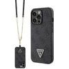 Apple iPhone 13 Pro Guess dėklas Crossbody 4G Metal Logo (GUHCP13LP4TDSCPK) juodos spalvos