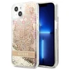 Dėklas GUESS GUHCP13SLFLSD IPHONE 13 MINI 5.4 "GOLD/GOLD HARDCASE PAISLEY LIQUID GLITTER