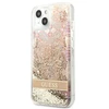 Dėklas GUESS GUHCP13SLFLSD IPHONE 13 MINI 5.4 "GOLD/GOLD HARDCASE PAISLEY LIQUID GLITTER