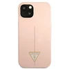Dėklas GUESS GUHCP13SSLTGP IPHONE 13 MINI 5.4 "Rožinis/Rožinis HARDCASE SILICONE TRIANGLE