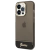 Dėklas Guess GUHCP14LHGCOK iPhone 14 Pro 6,1" juoda/juodas hardcase Translucent