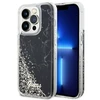 Apple iPhone 14 Pro Guess dėklas Liquid Glitter Marble (GUHCP14LLCSGSGK) juodos spalvos