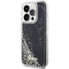 Apple iPhone 14 Pro Guess dėklas Liquid Glitter Marble (GUHCP14LLCSGSGK) juodos spalvos