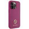 Dėklas GUESS GUHCP15LPS4DGPPP IPHONE 15 PRO 6.1 "Rožinis/Rožinis HARDCASE STRASS METAL LOGO
