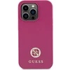 Dėklas GUESS GUHCP15LPS4DGPPP IPHONE 15 PRO 6.1 "Rožinis/Rožinis HARDCASE STRASS METAL LOGO