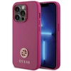 Dėklas GUESS GUHCP15LPS4DGPPP IPHONE 15 PRO 6.1 "Rožinis/Rožinis HARDCASE STRASS METAL LOGO