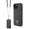 Dėklas GUESS GUHCP15MMP4TDSCPK IPHONE 15 PLUS / 14 PLUS 6.7 "Juodas / Juodas HARDCASE CROSSBODY 4G METAL LOGO