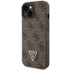 Apple iPhone 15 Plus Guess dėklas Crossbody 4G Metal Logo (GUHCP15MP4TDSCPW) rudos spalvos