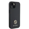 Dėklas GUESS GUHCP15MPS4DGPK IPHONE 15 PLUS / 14 PLUS 6.7 "Juodas / Juodas HARDCASE STRASS METAL LOGO