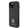 Dėklas GUESS GUHCP15MPS4DGPK IPHONE 15 PLUS / 14 PLUS 6.7 "Juodas / Juodas HARDCASE STRASS METAL LOGO