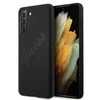 Samsung Galaxy S21 Plus Guess dėklas Script Vintage (GUHCS21MLSVSBK) juodos spalvos