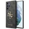 Guess GUHCS22L4GMGGR Samsung Galaxy S908 S22 Ultra dėklas telefonui pilkos spalvos 4G Big Metal Logo