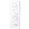 Guess GUHCS23MHCFWST S23+ S916 baltos spalvos kietas dėklas Flower Collection