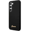 Samsung Galaxy S23 Plus Guess Hard silikoninis dėklas Vintage Gold Logo (GUHCS23MSLSMK) juodos spalvos