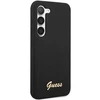 Samsung Galaxy S23 Plus Guess Hard silikoninis dėklas Vintage Gold Logo (GUHCS23MSLSMK) juodos spalvos