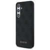 Guess GUHCS24FEG4GFGR Samsung Galaxy S24 FE S721 dėklas telefonui pilkos spalvos hardcase 4G Metal Gold Logo