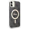 Dėklas GUESS GUHMN61H4STK IPHONE 11 6.1 "Juodas/Juodas HARDCASE 4G MAGSAFE