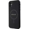 Dėklas GUESS GUHMN61PSAHMCK IPHONE 11 / XR 6.1 "Juodas / Juodas HARDCASE SAFFIANO MAGSAFE