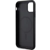 Dėklas GUESS GUHMN61PSAHMCK IPHONE 11 / XR 6.1 "Juodas / Juodas HARDCASE SAFFIANO MAGSAFE