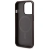 Guess GUHMP13LP4RPSW Apple iPhone 13 Pro / 13 6.1″ rudos spalvos kietas dėklas 4G Printed Stripes MagSafe