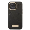 Apple iPhone 13 Pro Guess dėklas Peony Logo Plate MagSafe (GUHMP13LSAPSTK) juodos spalvos