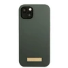 Guess GUHMP13MSBPLA Apple iPhone 13 / 14 / 15 6.1″ khaki kietas dėklas Silicone Logo Plate MagSafe