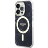 Dėklas GUESS GUHMP14LPCUMAK IPHONE 14 PRO 6.1 "Juodas/Juodas HARDCASE MARBLE MAGSAFE