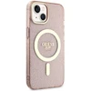 Dėklas GUESS GUHMP14MHCCGP IPHONE 14 PLUS / 15 PLUS 6.7 "Rožinis / Rožinis HARDCASE GLITTER GOLD MAGSAFE