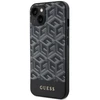 Dėklas GUESS GUHMP14MHGCFSEK IPHONE 14 PLUS / 15 PLUS 6.7 "Juodas / Juodas HARDCASE GCUBE STRIPES MAGSAFE
