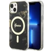 Dėklas GUESS GUHMP14MHTMRSK IPHONE 14 PLUS / 15 PLUS 6.7 "Juodas / Juodas HARDCASE GOLDEN MARBLE MAGSAFE