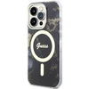 Apple iPhone 14 Pro Max Guess dėklas Golden Marble Collection MagSafe (GUHMP14XHTMRSK) juodos spalvos