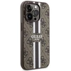 Apple iPhone 14 Pro Max Guess dėklas 4G Printed Stripe MagSafe (GUHMP14XP4RPSW) rudos spalvos