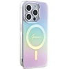 Apple iPhone 15 Pro Guess dėklas IML Iridescent MagSafe (GUHMP15LHITSU) violetinės spalvos