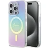 Apple iPhone 15 Pro Guess dėklas IML Iridescent MagSafe (GUHMP15LHITSU) violetinės spalvos