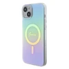 Dėklas GUESS GUHMP15MHITSQ IPHONE 15 PLUS / 14 PLUS 6,7 colių TURKIS / TURKIS KIETAS IML IRIDESCENT MAGSAFE