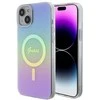 GUESS GUHMP15SHITSU IPHONE 15/14/13 6.1" VIOLETINIS / VIOLETINIS KIETAS DĖKLAS IML IRIDESCENT MAGSAFE