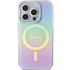 Apple iPhone 15 Pro Max Guess dėklas IML Iridescent MagSafe (GUHMP15XHITSU) violetinės spalvos