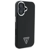 Guess GUHMP16MPGTSPSK Apple iPhone 16 Plus 6.7" dėklas telefonui juodos spalvos hardcase Grained Triangle MagSafe