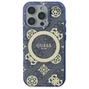 Apple iPhone 16 Pro Max Guess IML Peony On 4G Background MagSafe (GUHMP16XH4PYEEB) dėklas telefonui mėlynos spalvos