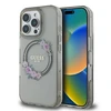 Apple iPhone 16 Pro Max Guess IML Flowers Wreath MagSafe (GUHMP16XHFWFCK) dėklas telefonui juodos spalvos
