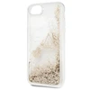 Apple iPhone SE 2022 / SE 2020 / 7 / 8 Guess dėklas Glitter Charms (GUOHCI8GLHFLGO) aukso spalvos