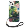 Apple iPhone 14 Plus Guess dėklas Flower Strap (GUOHCP14MHFLSB) mėlynos spalvos