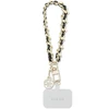 Guess Universal Hand Strap Saffiano Chain 4G Charm - Universal phone strap (Juodas)
