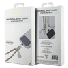Guess universalus rankos dirželis Saffiano Chain 4G Charm - universalus telefono dirželis (Rožinė)