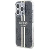 Dėklas GUESS GUHCP15XH4SGK IPHONE 15 PRO MAX 6.7 "Juodas/Juodas HARDCASE IML 4G GOLD STRIPE
