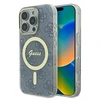 Guess IML 4G MagSafe Apple iPhone 16 Pro Case - dėklas telefonui mėlynos spalvos
